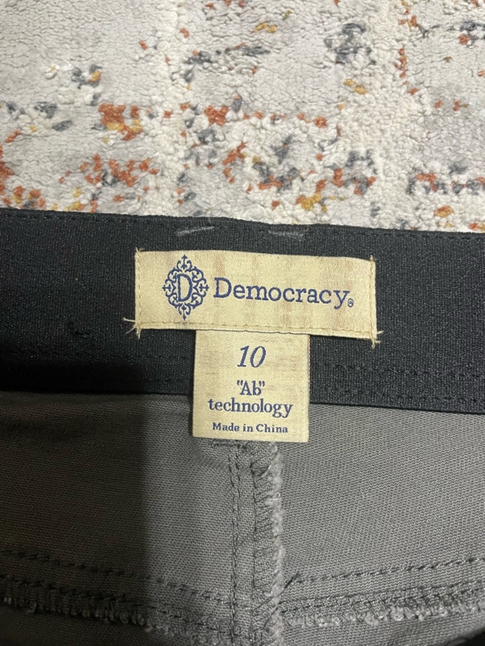 Democracy AB Solutions Women’s straight leg jeans size 10 - Picture 3 of 6